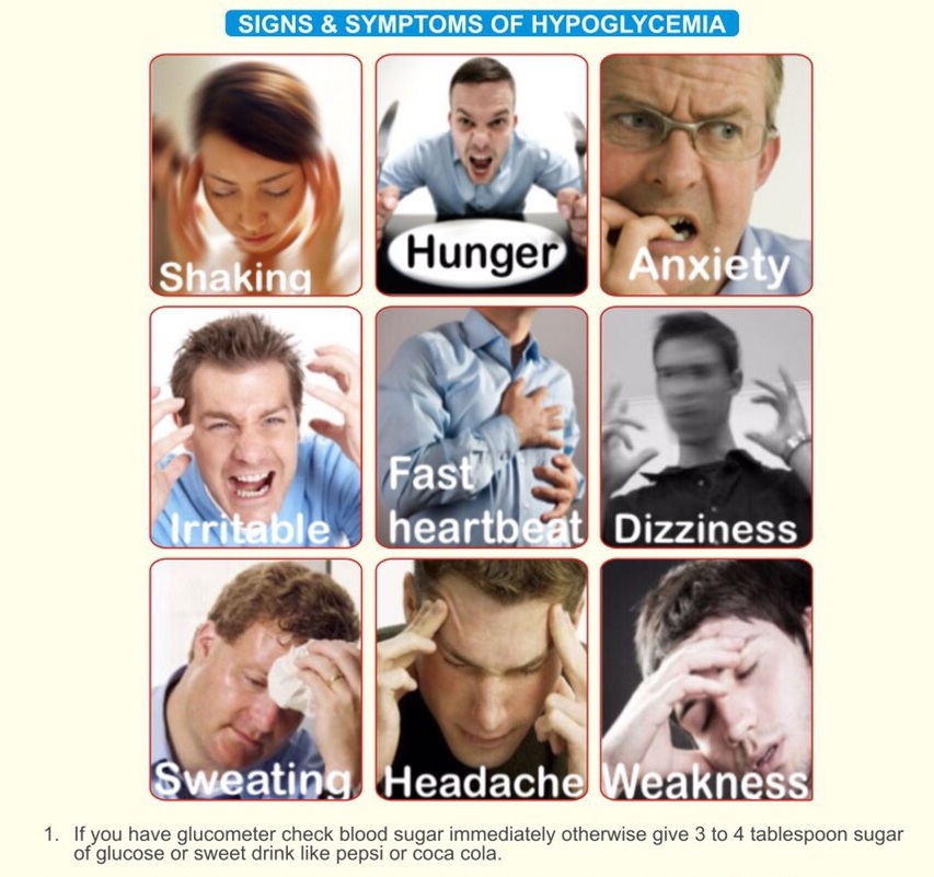 Signs Symptoms Of Hypoglycemia